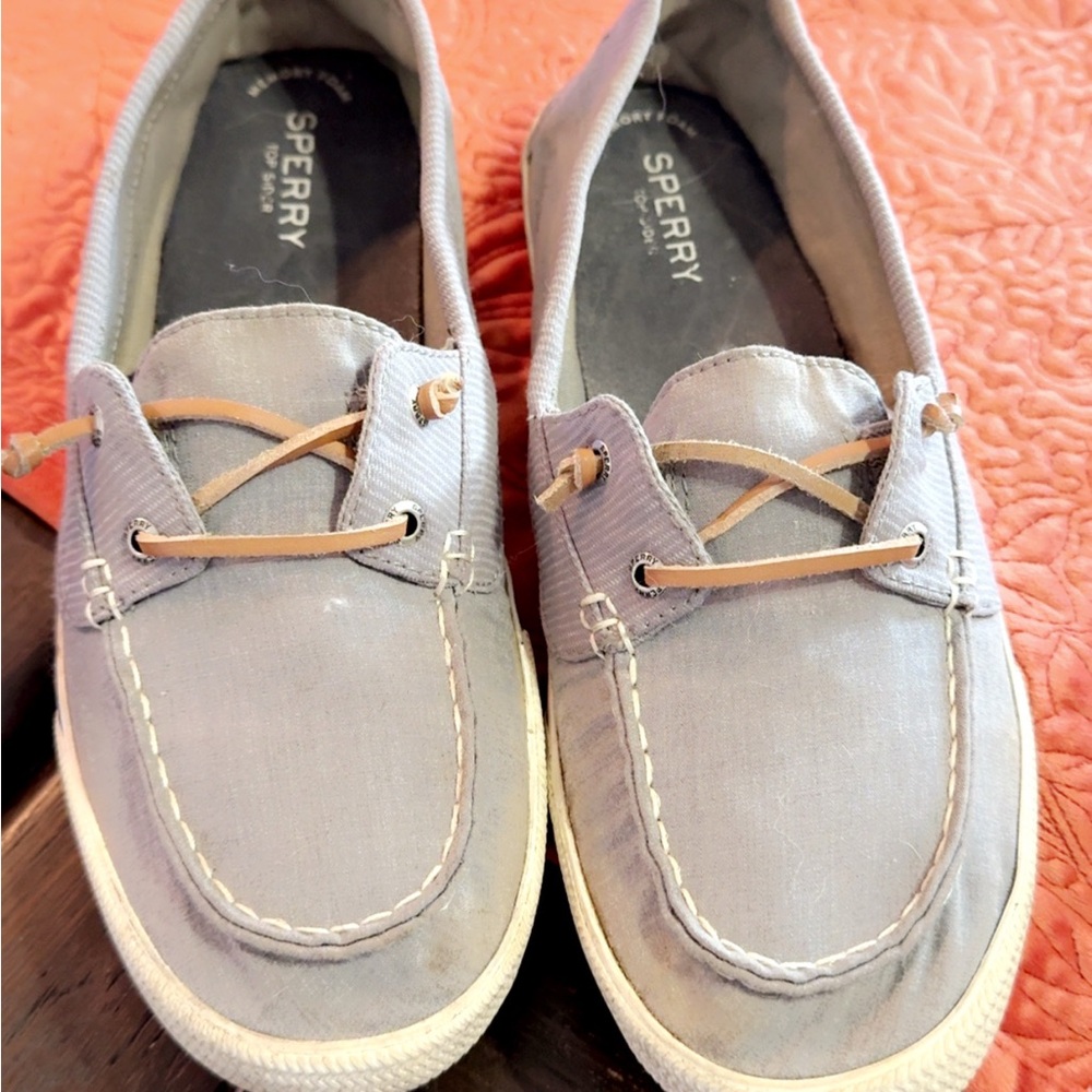 Sperry Light Gray Casual Loafers